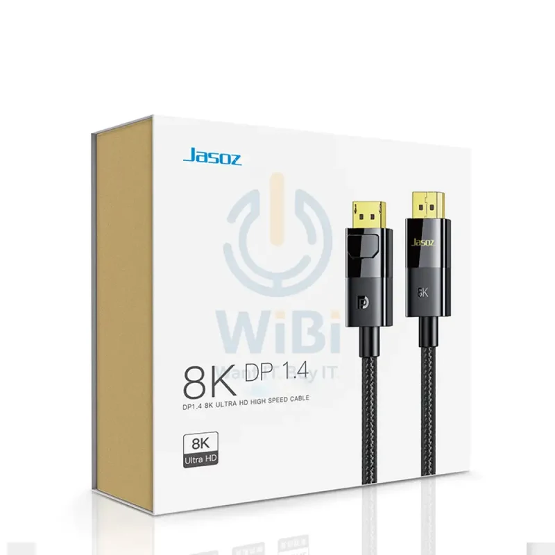 كابل جاسوز A129 ديسبلاي بورت - 8K / بطول 2 متر / أسود