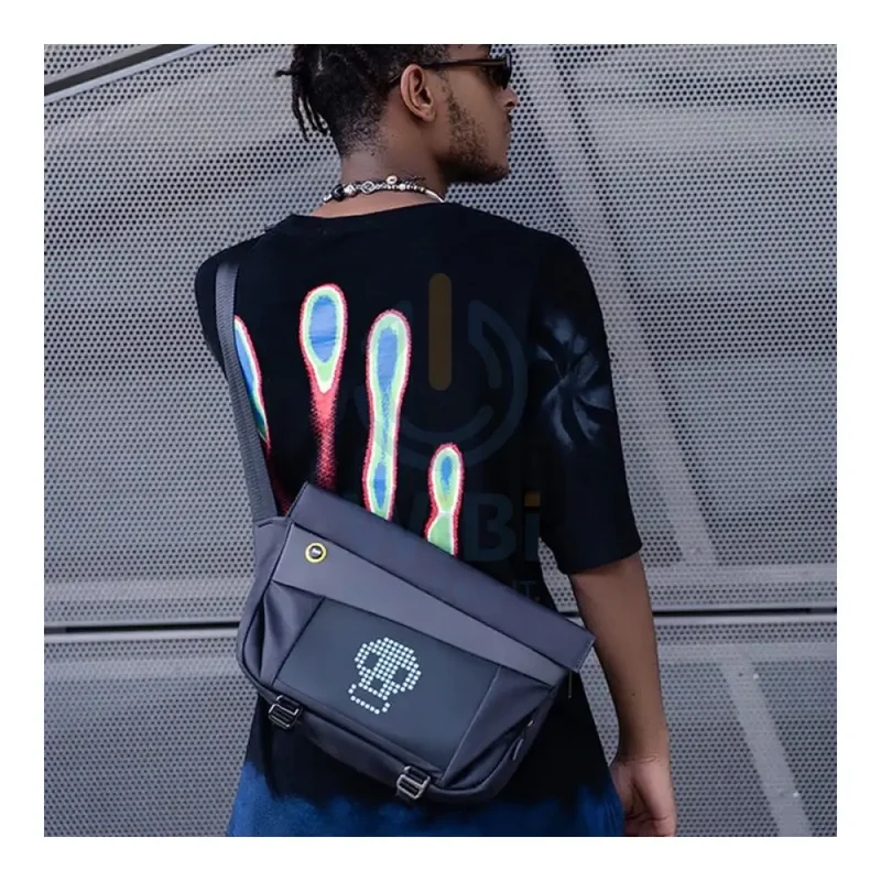 Divoom Pixel Sling Bag-V With LED Animation Screen - Black