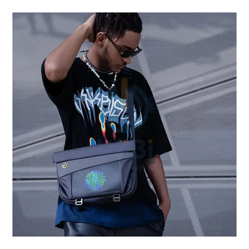 Divoom Pixel Sling Bag-V With LED Animation Screen - Black