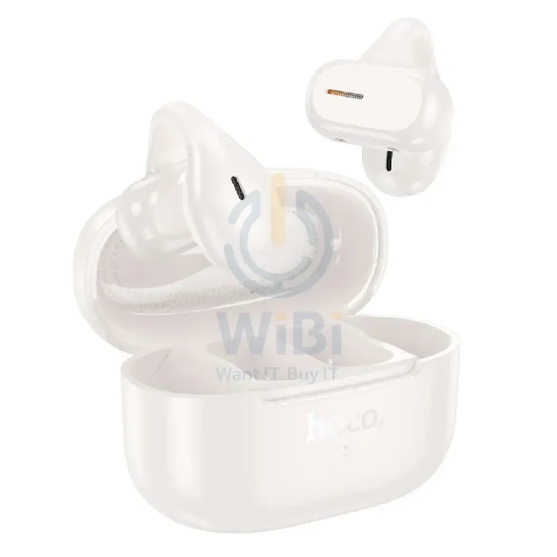 HOCO EA9 Clip-on Wireless Earbuds - Bluetooth / White