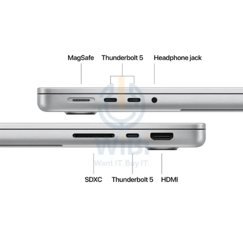 Apple MacBook Pro - 14.2" / M4 Pro / 14-Core CPU / 20-Core GPU / 24GB RAM / 1TB SSD / Eng/Arb / Silver / 1YW