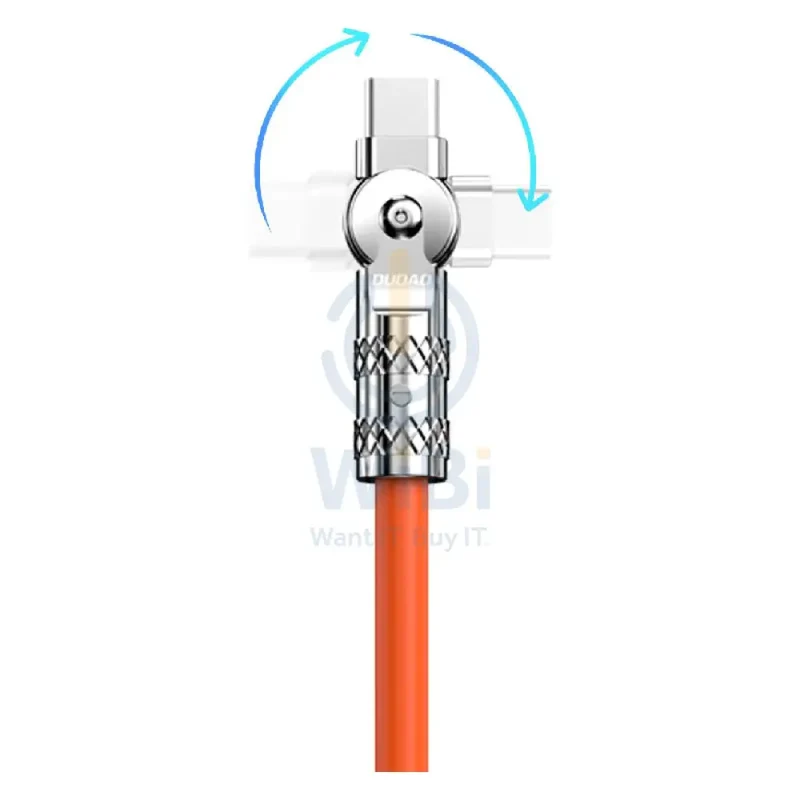 DUDAO L24CC Data Cable - 1 Meter / 120W / Orange