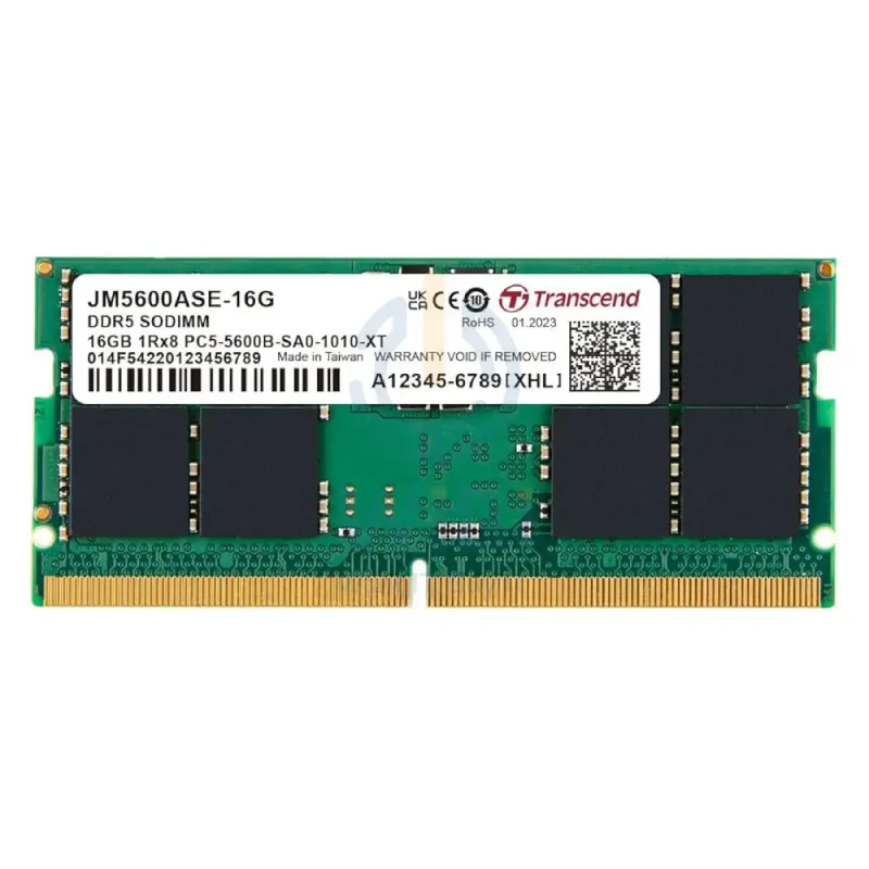 Transcend SO-DIMM Memory - 16GB / DDR5 / Memory Module