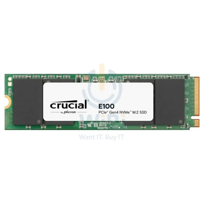 Crucial E100 - 1TB / M.2 2280 / 5000 MB/s / PCIe 4.0 - SSD (Solid State Drive)