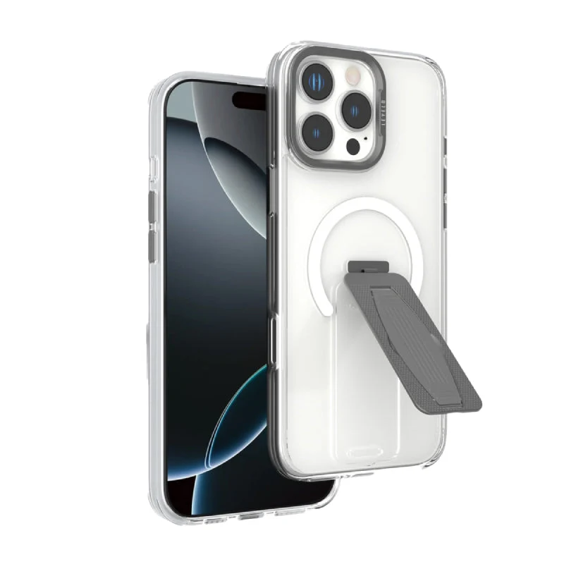 Levelo Morphix MagSafe Grip Case - Apple iPhone 16 Pro Max / Gray