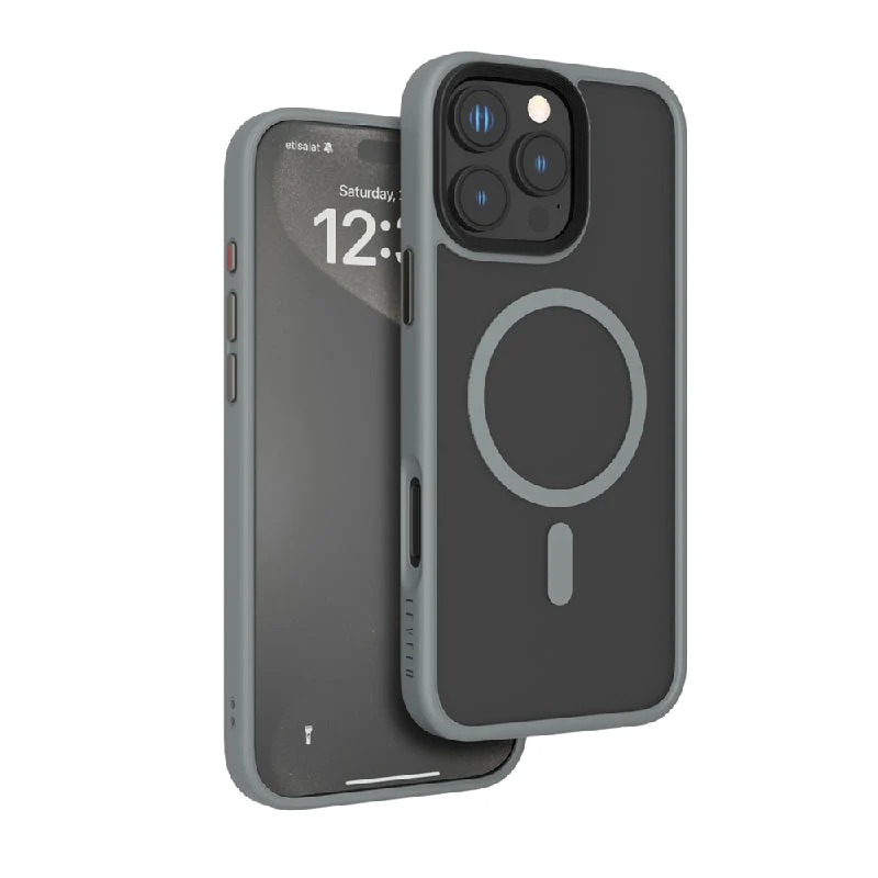 Levelo Matte Solo MagSafe Case - Apple iPhone 16 Pro / Gray