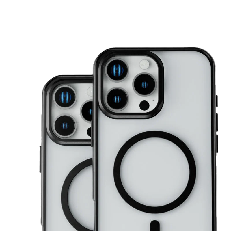 Levelo Elio PC Case with Camera Ring Stand - Apple iPhone 16 Pro Max / Black