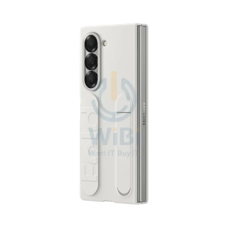 Samsung Galaxy Z Fold 6 Silicone with Grip Case - White