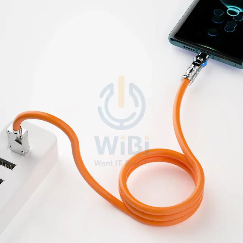 DUDAO L24AC Data Cable - 1 Meter / 120W / Orange
