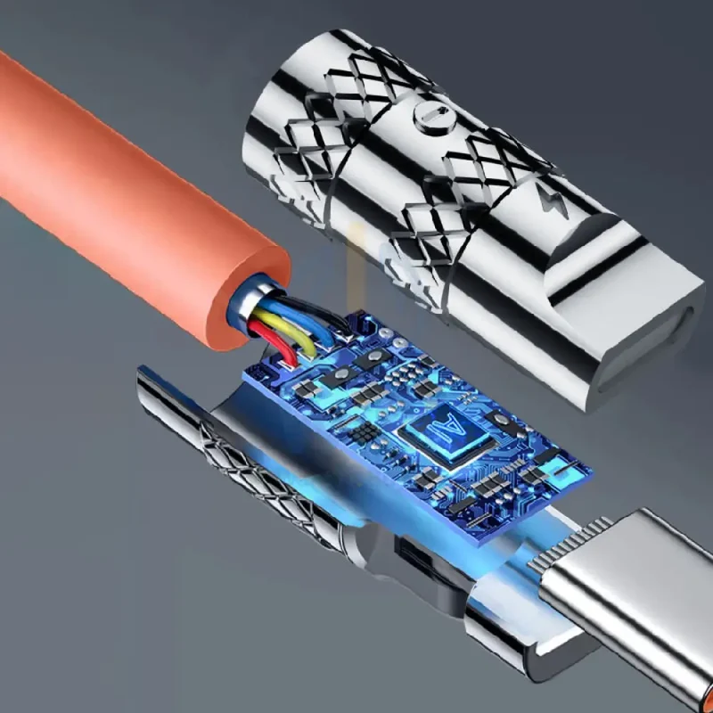 DUDAO L24AC Data Cable - 1 Meter / 120W / Orange