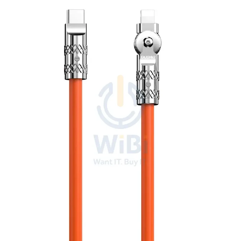 DUDAO L24CL Data Cable - 1 Meter / 30W / Type-C / Lightning / Orange