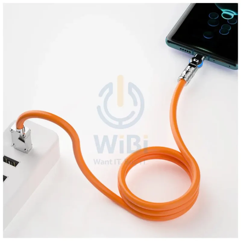 DUDAO L24CL Data Cable - 1 Meter / 30W / Type-C / Lightning / Orange