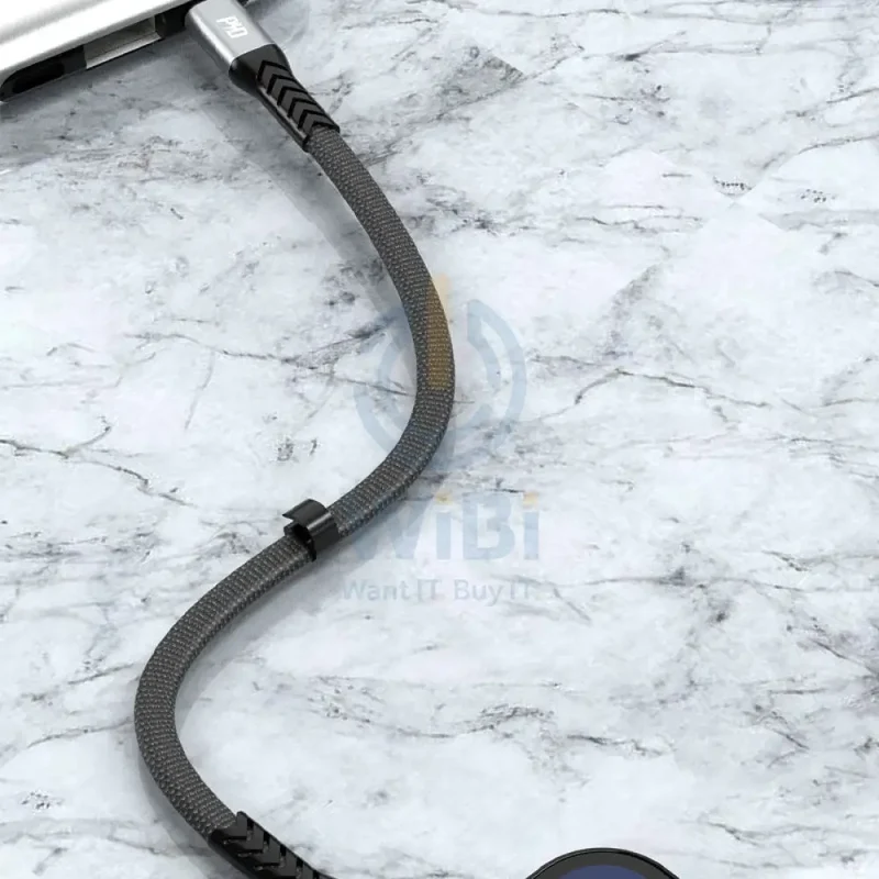 DUDAO L10P PD Fast Charging Data Cable - 23CM / 20W / Type-C / Black