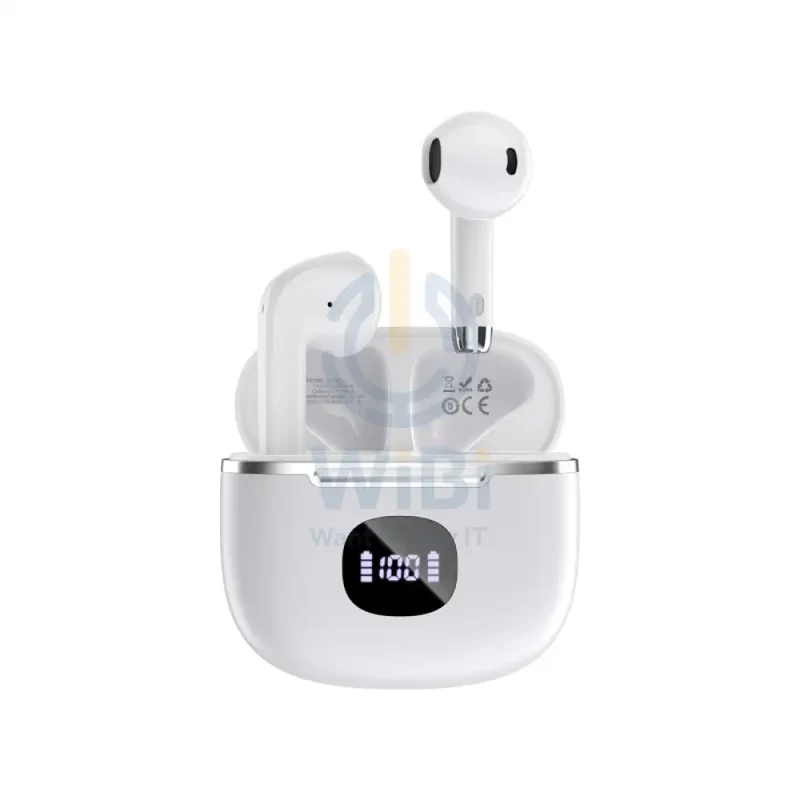 DUDAO U15Pro Upgrade TWS LED Display Earbuds - In-Ear / Wireless / White