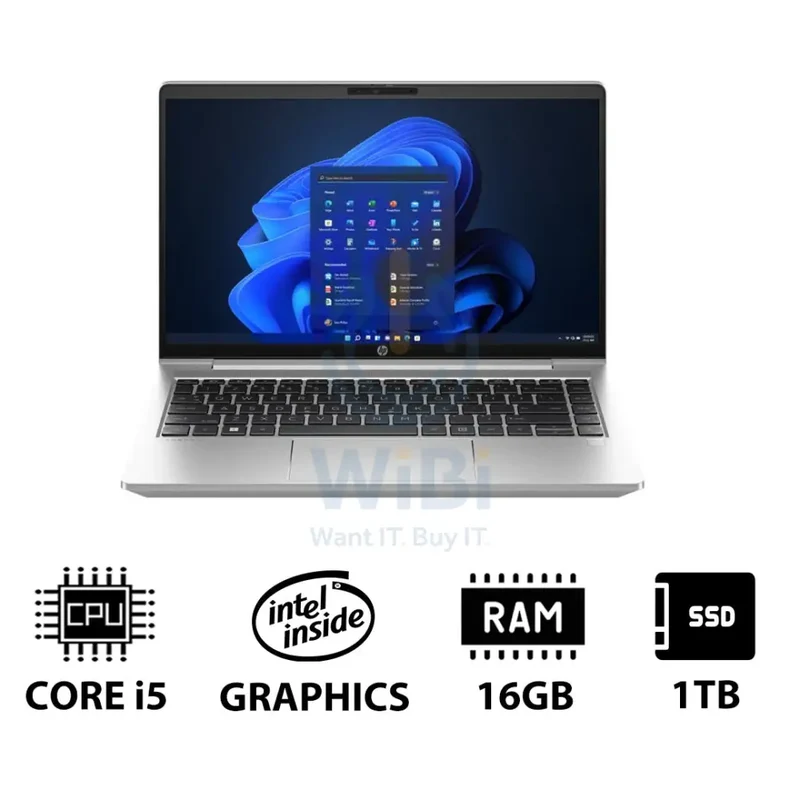 HP ProBook 440 G10 - 14.0" FHD / i5 / 16GB / 1TB (NVMe M.2 SSD) / Win 11 Pro / 1YW - Laptop