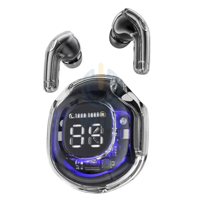 YOOKIE ES45 TWS Transparent Earbuds - 300mAh / Black