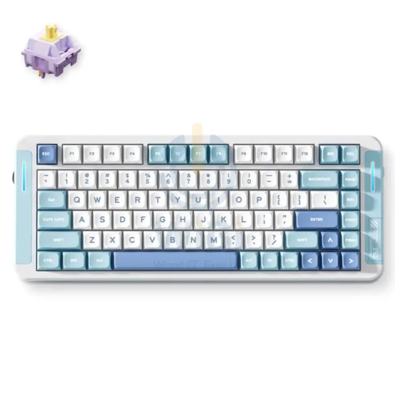 MCHOSE X75 V2 Custom Mechanical Keyboard - 4000mAh / Blue