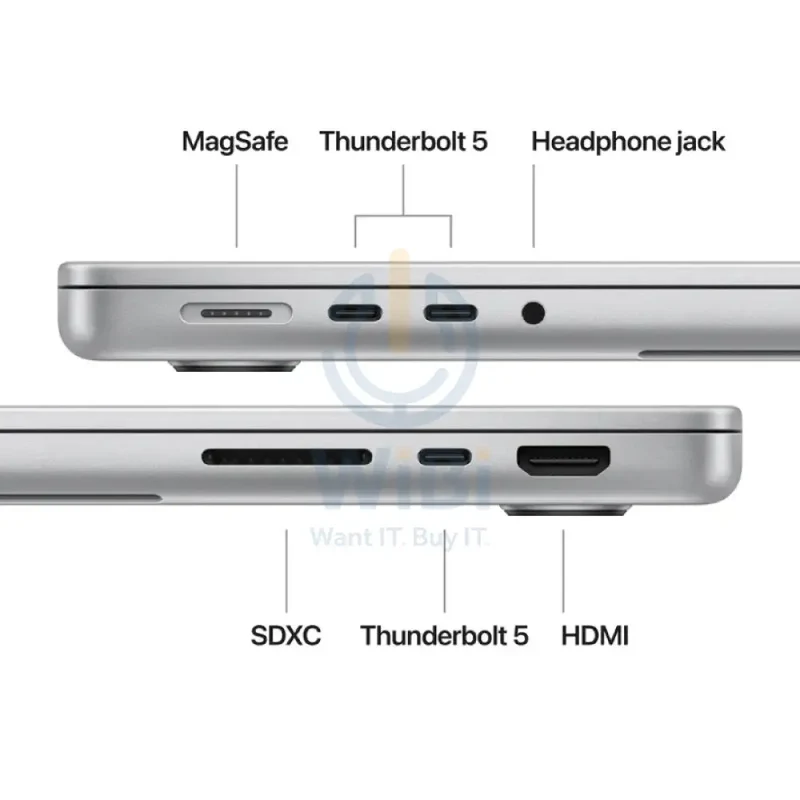 Apple MacBook Pro - 14.2" / M4 Pro / 12-Core CPU / 16-Core GPU / 24GB RAM / 512GB SSD / Arb/Eng / Silver / 1YW