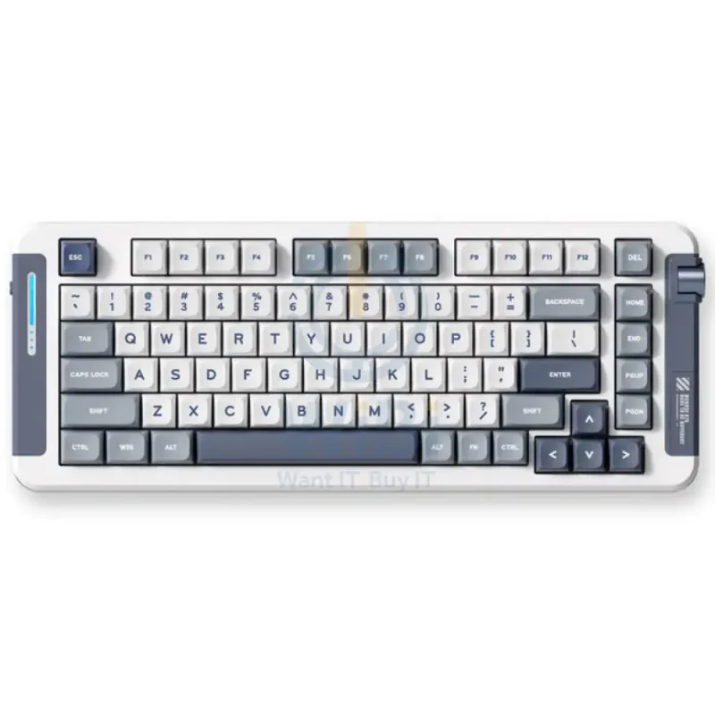 MCHOSE X75 Wireless Mechanical Keyboard - 4000mAh / Wireless - Navy Blue
