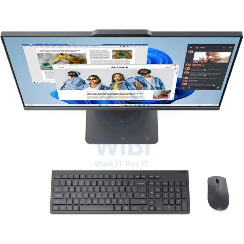 Lenovo IdeaCentre Gen 9 AIO PC - i5 / 16GB / 1TB (NVMe M.2 SSD) / 23.8" FHD Non-Touch / DOS (Without OS) / 1YW / Luna Grey - Desktop