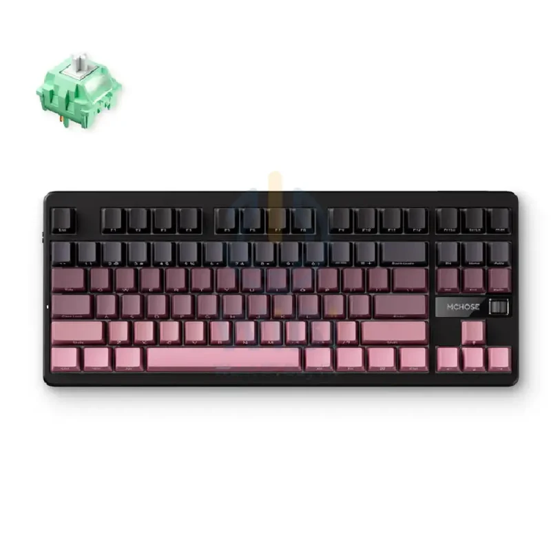 MCHOSE G87 Wireless Mechanical Keyboard - 10,000mAh / Wireless - Black Pink