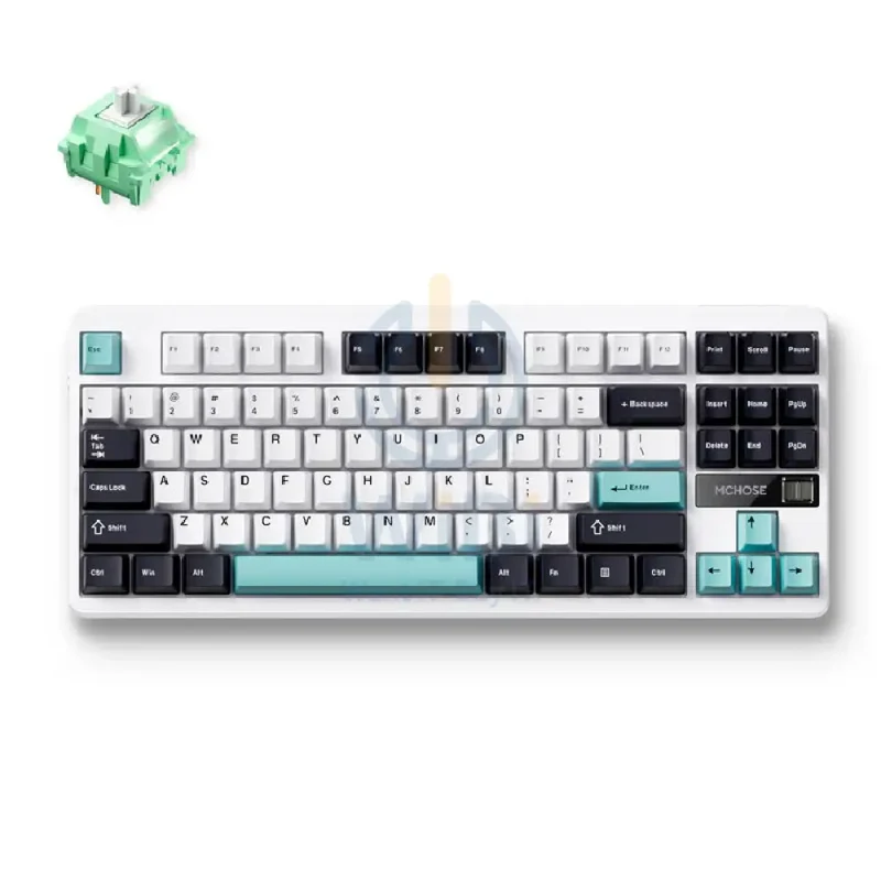 MCHOSE G87 Wireless Mechanical Keyboard - 10,000mAh / Wireless - Cyan Blue