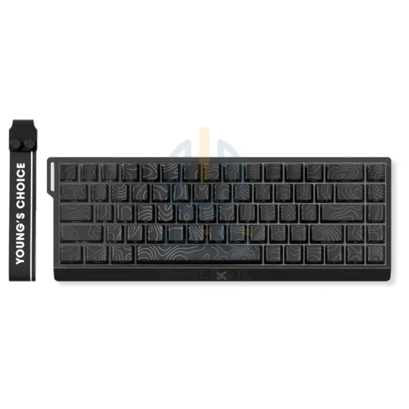 MCHOSE Ace 68 Hall Effect Magnetic Switch Gaming Keyboard - Wired / Black Topographic