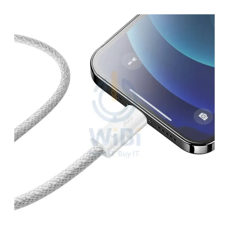 Baseus Dynamic Series Fast Charging Data Cable - 1M / USB-C / Lightning / 20W / White