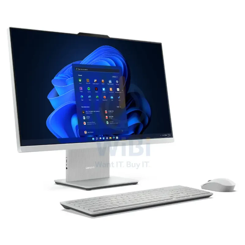 Lenovo IdeaCentre 27 Gen 9 AIO PC - i7 / 8GB / 512GB (NVMe M.2 SSD) / 27" FHD Non-Touch / Win 11 Pro / Arabic/English / 1YW / Cloud Grey - Desktop