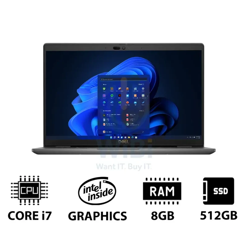 Dell Latitude 3450 - 14.0" FHD / i7 / 8GB / 512GB (NVMe M.2 SSD) / Win 11 Pro / 1YW - Laptop