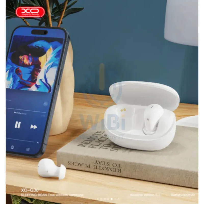XO XO-G30 Sleeping Bean True Wireless Earbuds - White