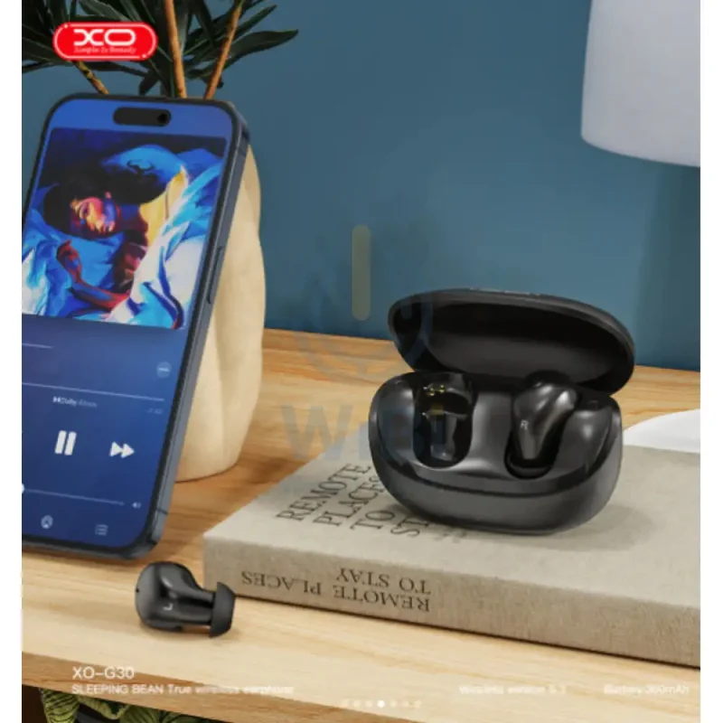 XO XO-G30 Sleeping Bean True Wireless Earbuds - Black