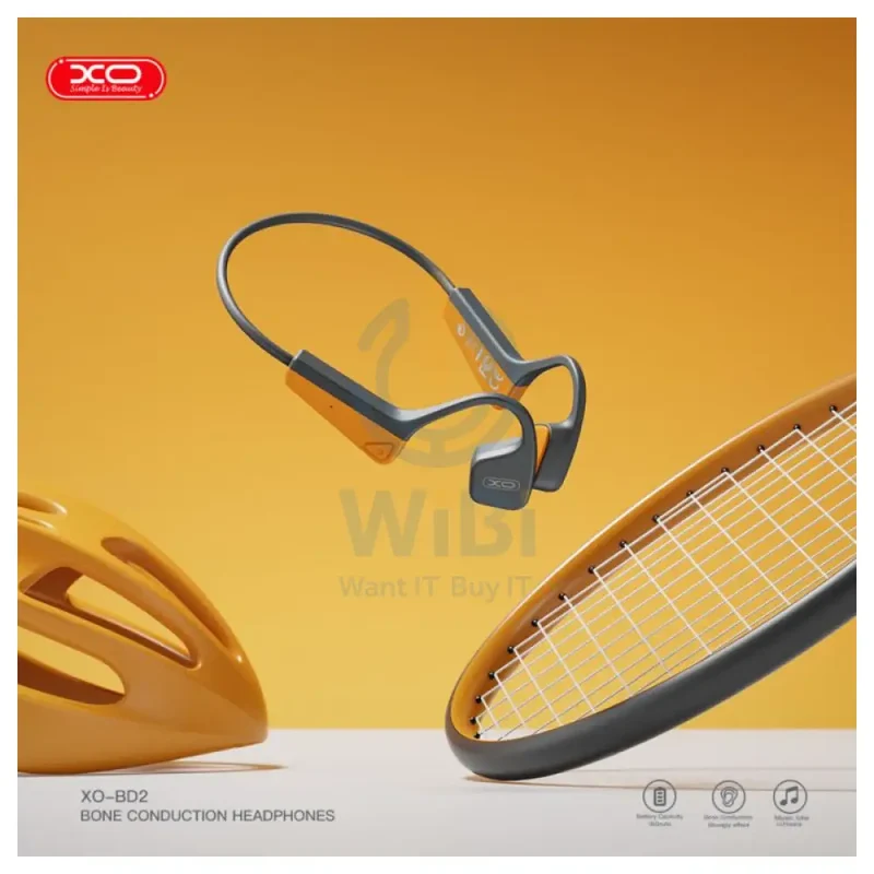 XO XO-BD2 Deep Light Bone Conduction Bluetooth Headset - Orange