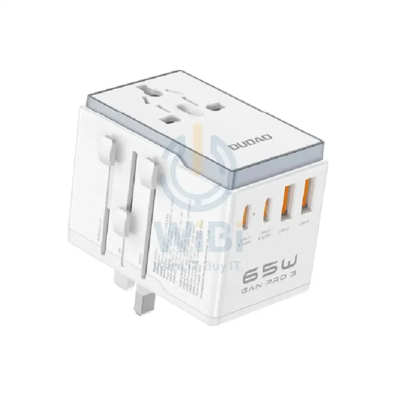 DUDAO A65 PRO Travel Adapter - 65W / White