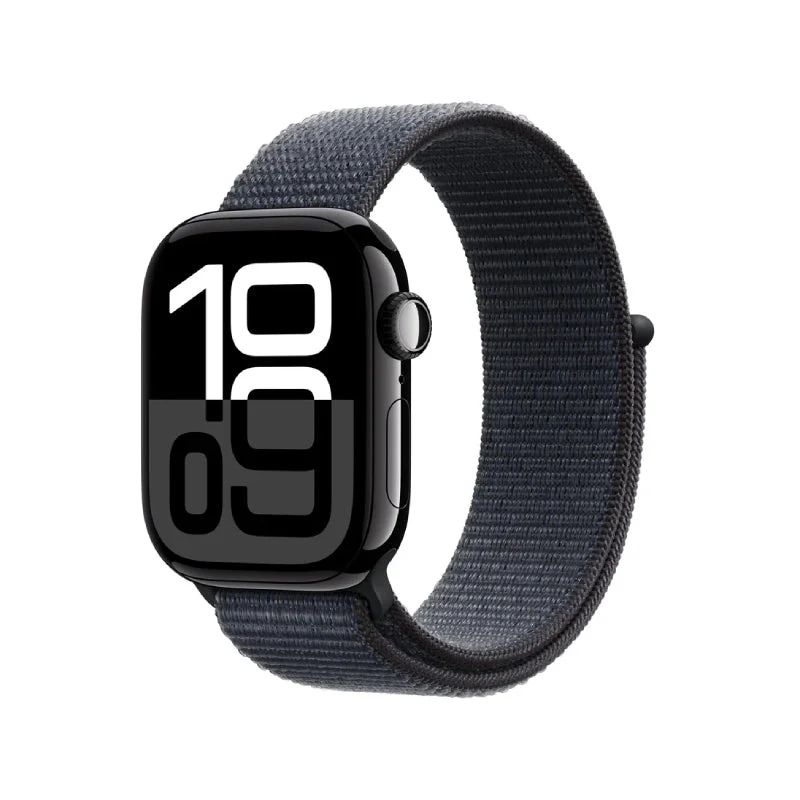 Apple Watch Series 10 with Sport Loop - LTPO OLED / 64GB / 46mm / Bluetooth / Wi-Fi / Jet Black