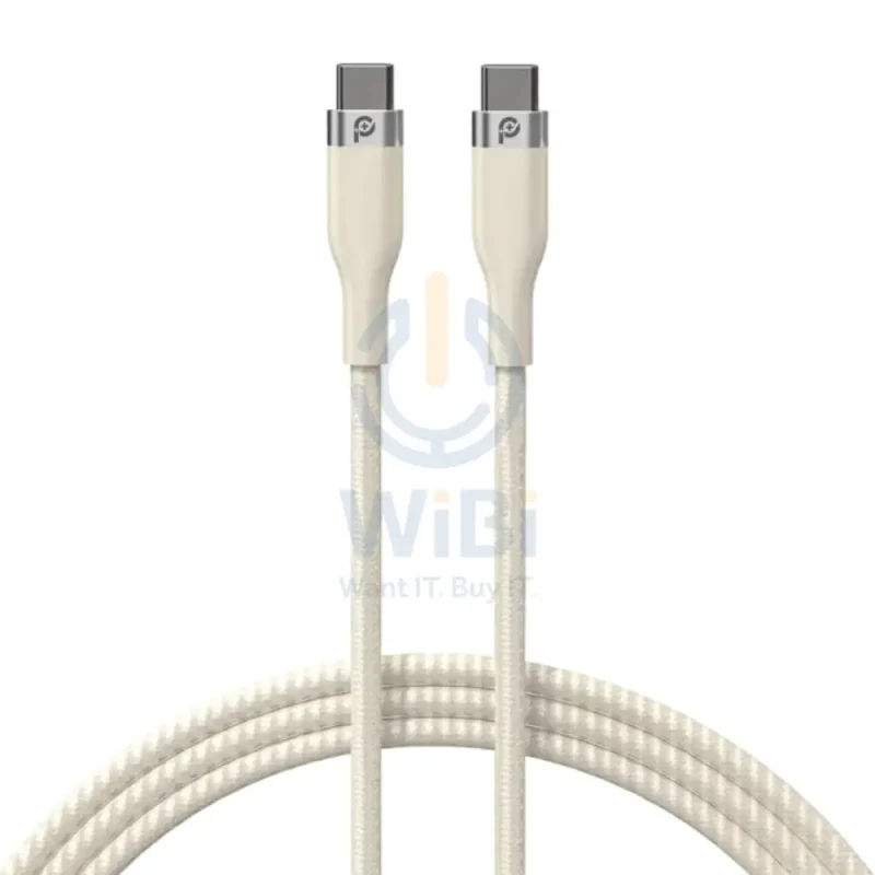 PowerO+ Rapid Pro Premium Braided Cable - 60W / 1.2 Meter / Type-C / Beige