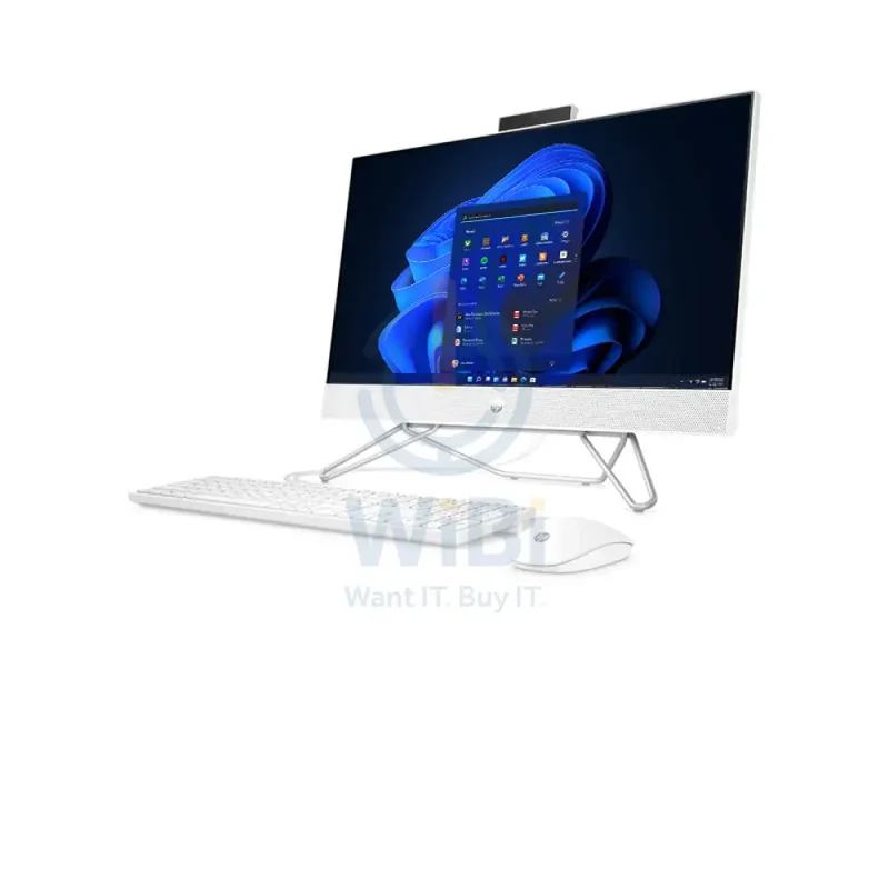 HP 24-CB1339NE AIO PC - i5 / 32GB / 512GB (NVMe M.2 SSD) / 23.8" FHD Non-Touch / Win 11 Pro / 1YW / Starry White - Desktop