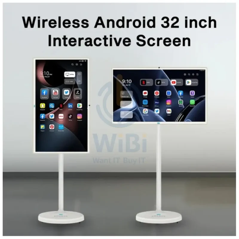 ENGAGE Android Rotating Touch Screen with Built-In Camera - 32" / 128GB / 8GB / 4G / USB-A / Wi-Fi / HDMI