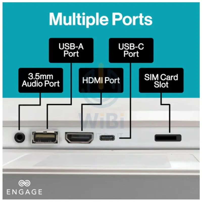 ENGAGE Android Rotating Touch Screen with Built-In Camera - 32" / 128GB / 8GB / 4G / USB-A / Wi-Fi / HDMI