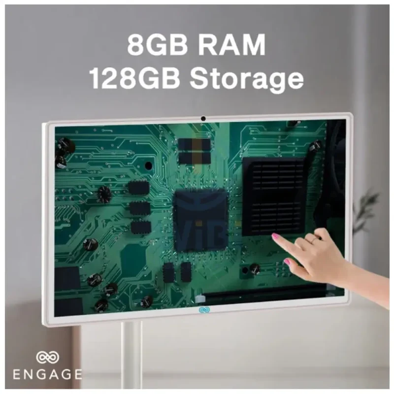 ENGAGE Android Rotating Touch Screen with Built-In Camera - 32" / 128GB / 8GB / 4G / USB-A / Wi-Fi / HDMI