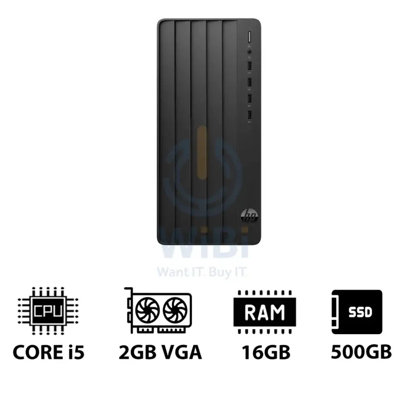 HP Pro Tower 290 G9 - i5 / 32GB / 500GB (NVMe M.2 SSD) / 2GB VGA / Win 11 Pro / 1YW - Desktop