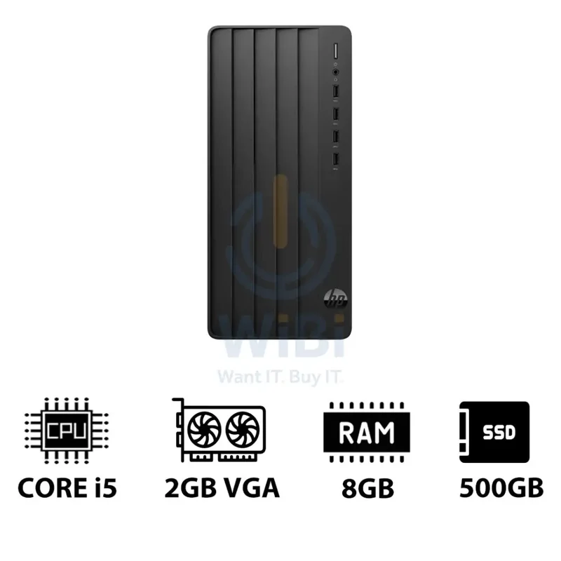 HP Pro Tower 290 G9 - i5 / 8GB / 500GB (NVMe M.2 SSD) / 2GB VGA / Win 11 Pro / 1YW - Desktop