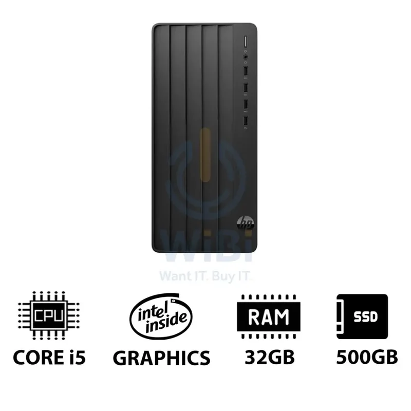HP Pro Tower 290 G9 - i5 / 32GB / 500GB (NVMe M.2 SSD) / Win 11 Pro / 1YW - Desktop
