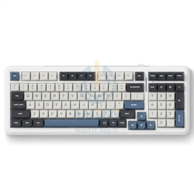 MCHOSE K99 Wireless Gasket Mount Mechanical Keyboard - 6000mAh / Wireless - Navy Blue