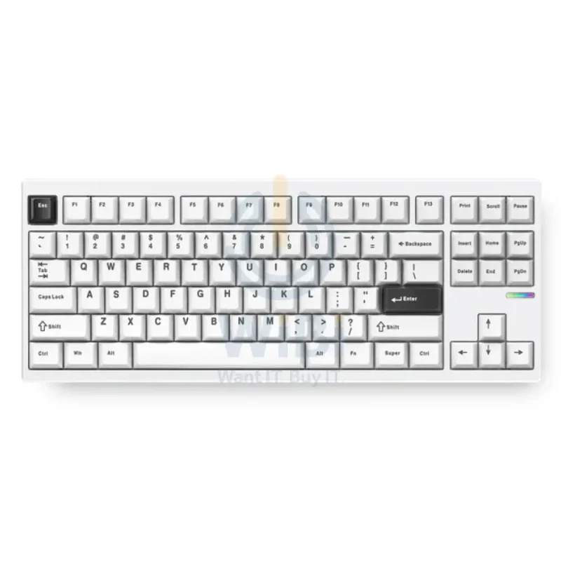 MCHOSE GX87 Ultra Mechanical Keyboard - 8000mAh / Wireless - White