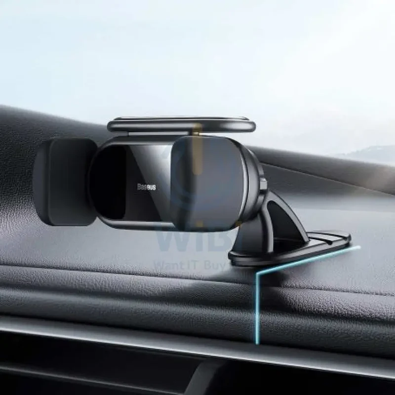 Baseus Steel Cannon Pro Solar Electric Car Mount - Black