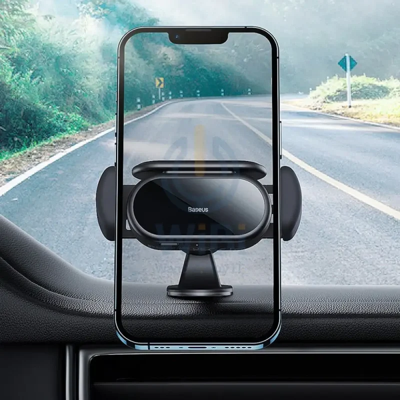 Baseus Steel Cannon Pro Solar Electric Car Mount - Black