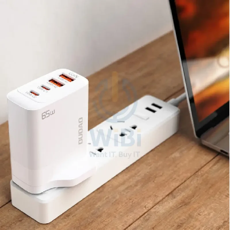 DUDAO A65UK GAN PD Fast Charger - 65W / White