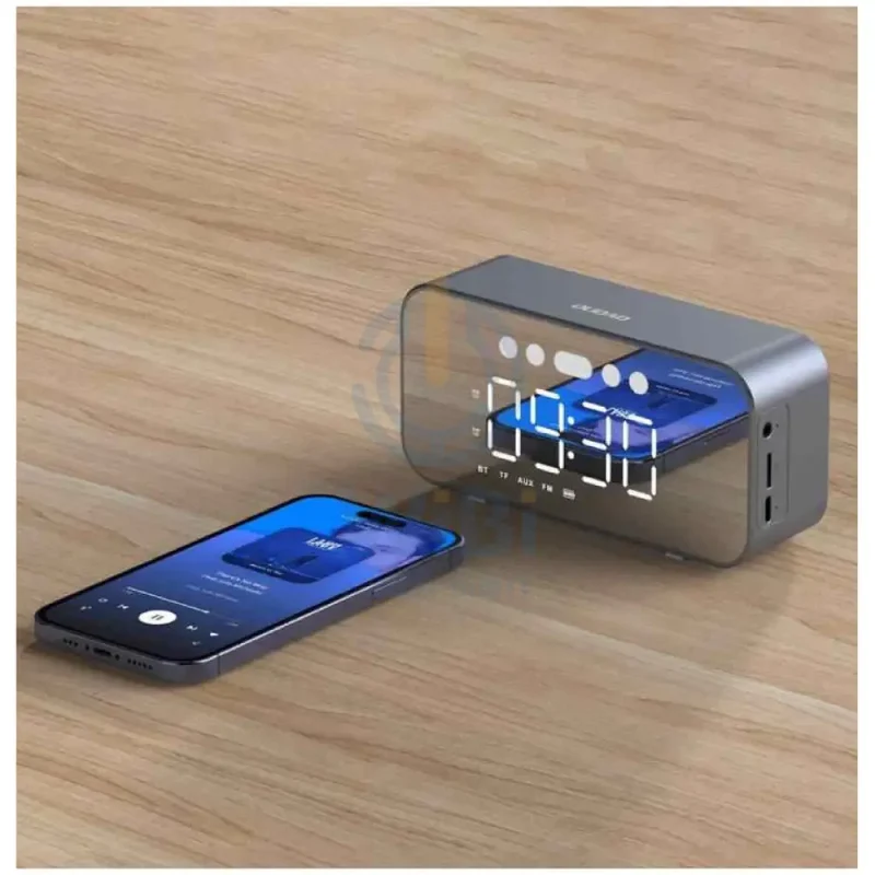 DUDAO Y17 Portable Bluetooth Alarm Clock Speaker - Grey