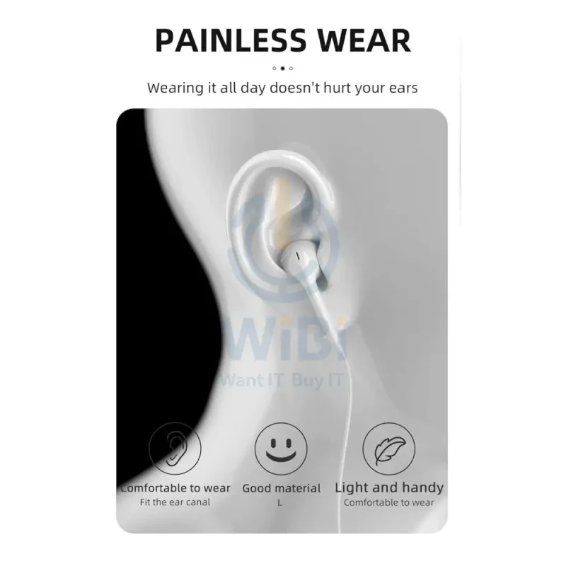DUDAO X14+ Premium Earphone - Lightning / Wired / White